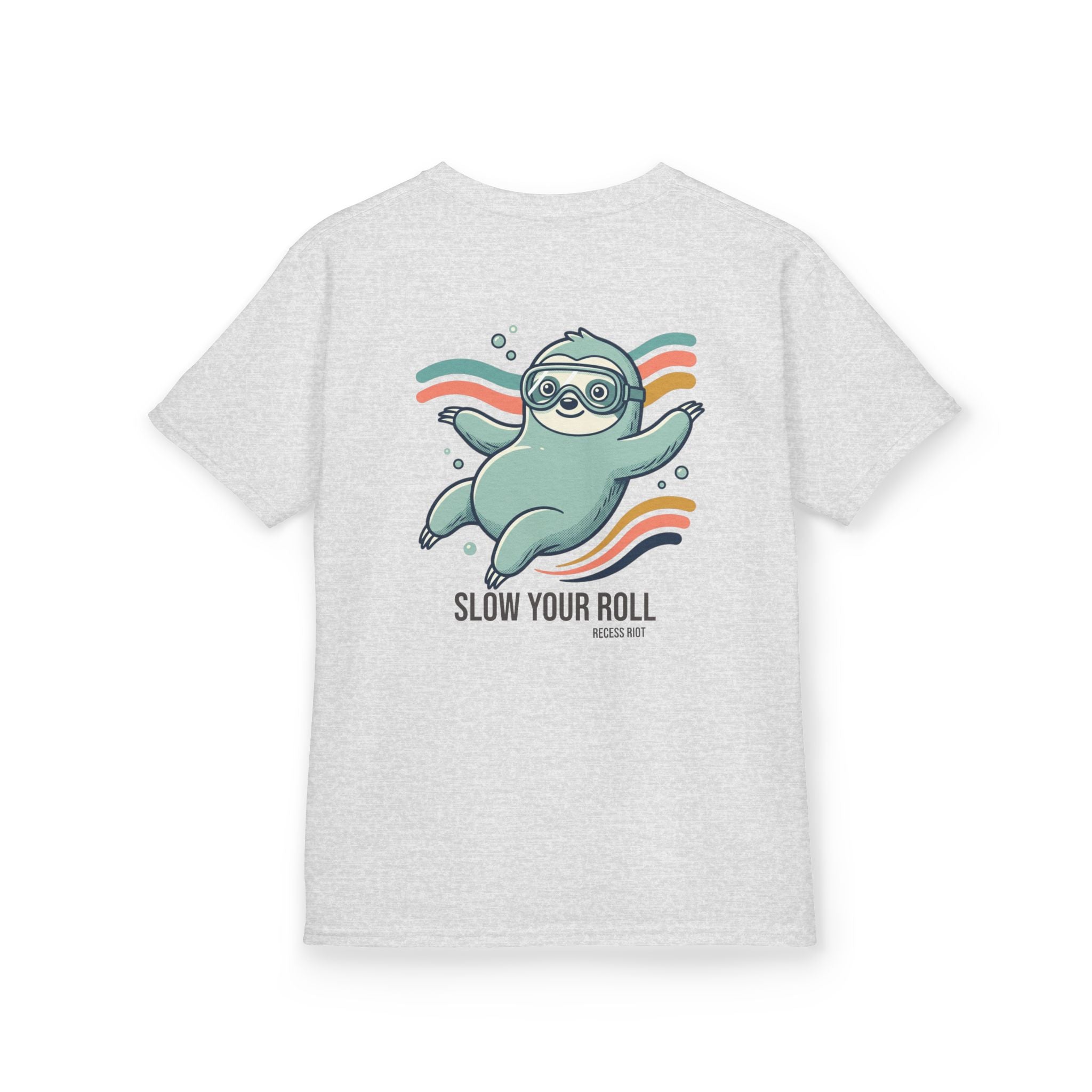No Rush Club Sloth Tee | Recess Riot Kids Graphic T-Shirt