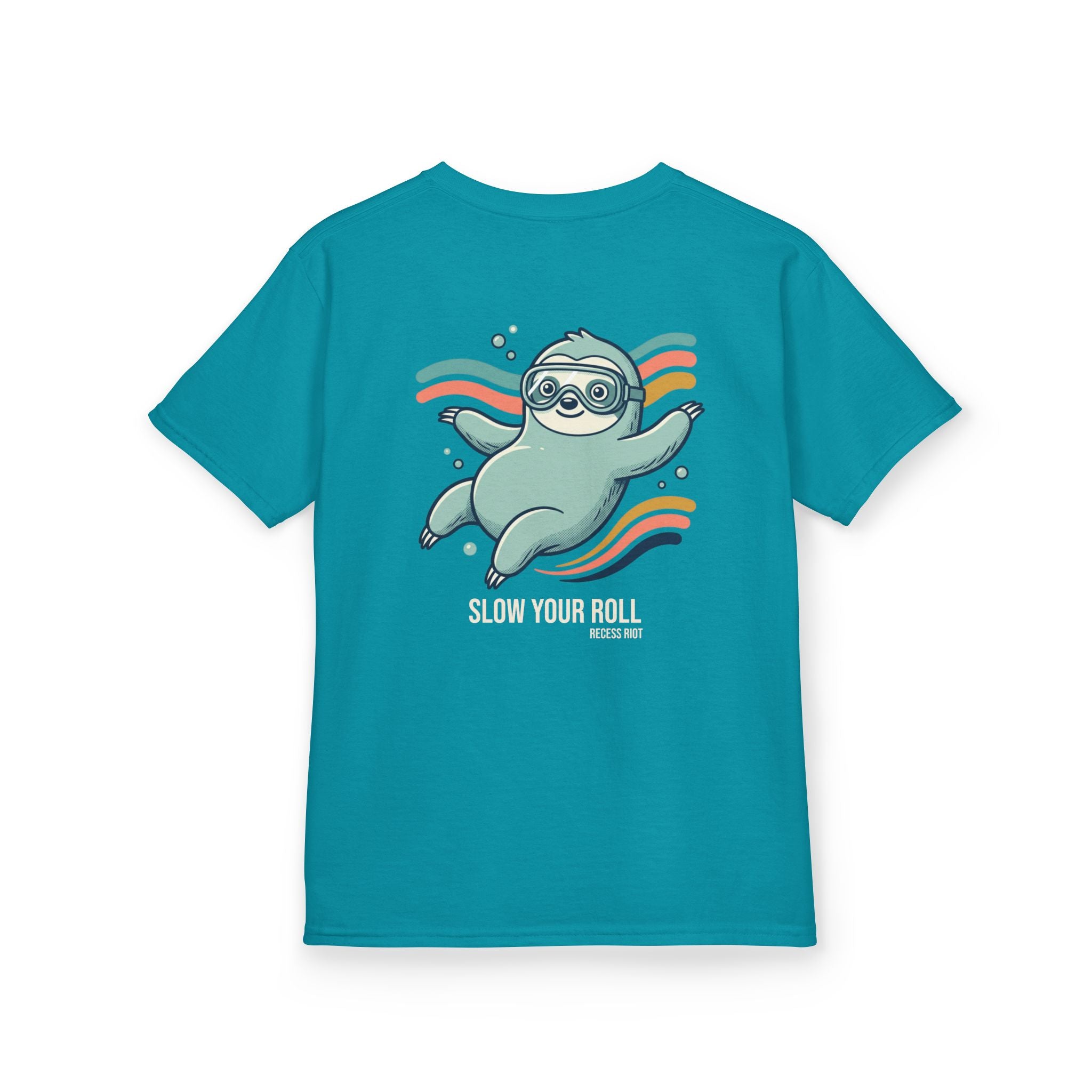 No Rush Club Sloth Tee | Recess Riot Kids Graphic T-Shirt