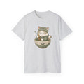 Matcha Mode Graphic Tee | Adult Oversized Matcha Cat T-Shirt | Cute Skateboarding Cat Shirt | Recess Riot