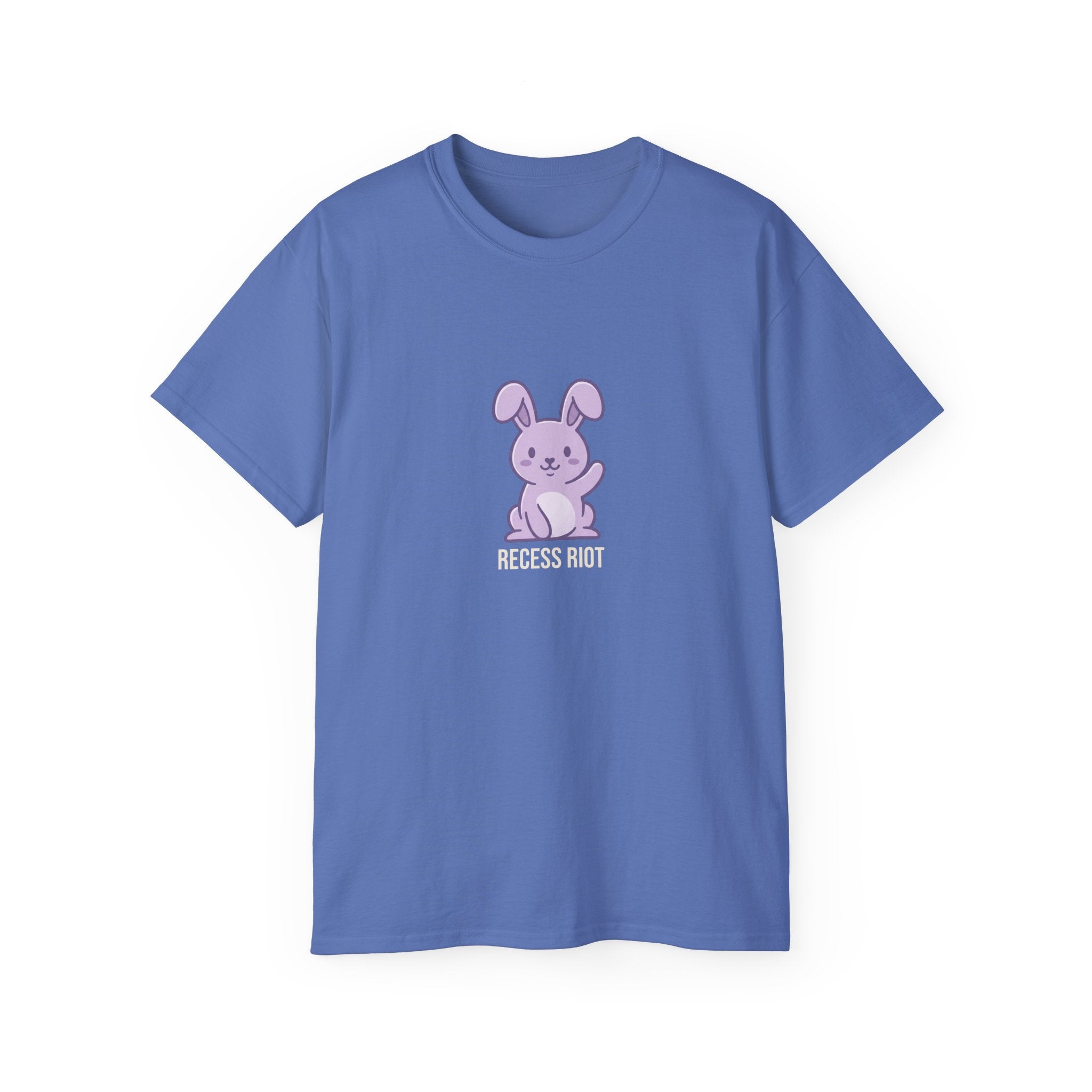 Roll With It Bunny Graphic Tee | Relaxed Oversized Unisex Shirt