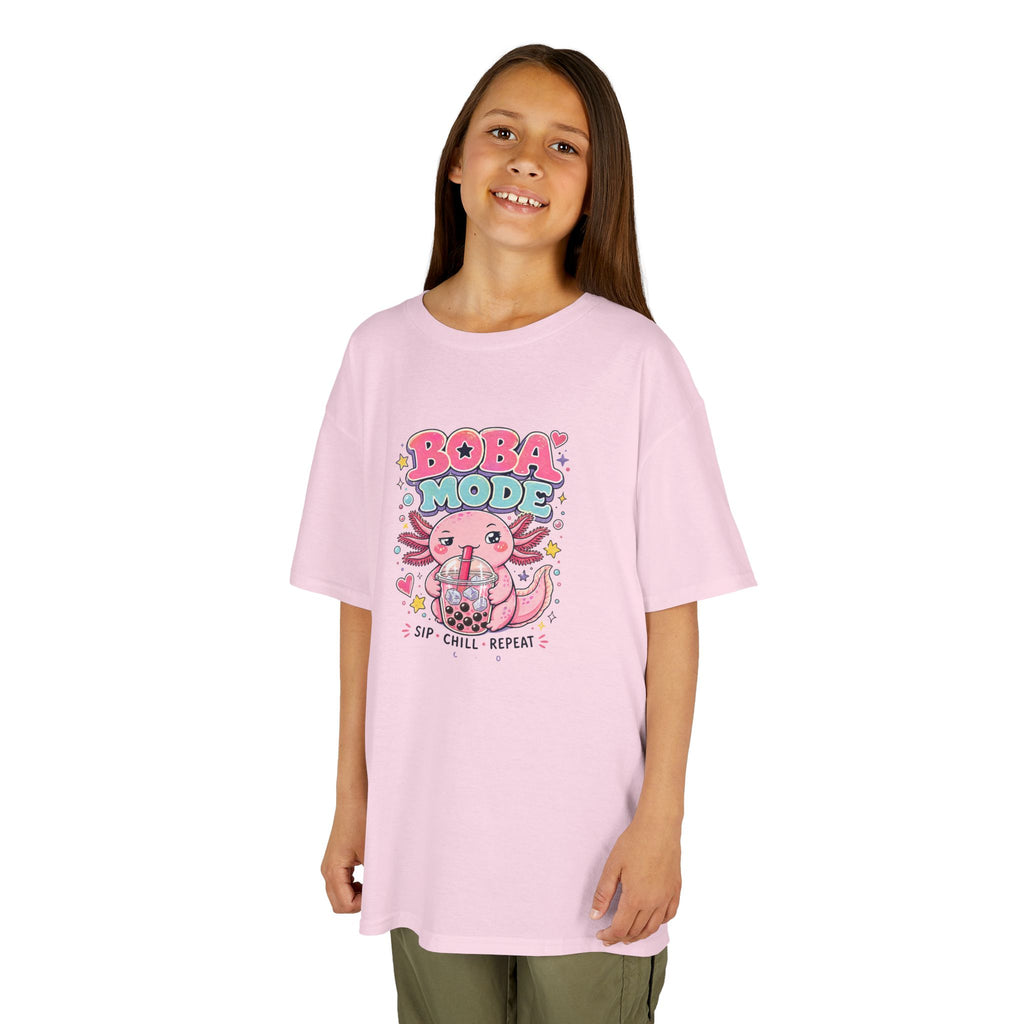 Boba Mode Axolotl Tee — Sip · Chill · Repeat