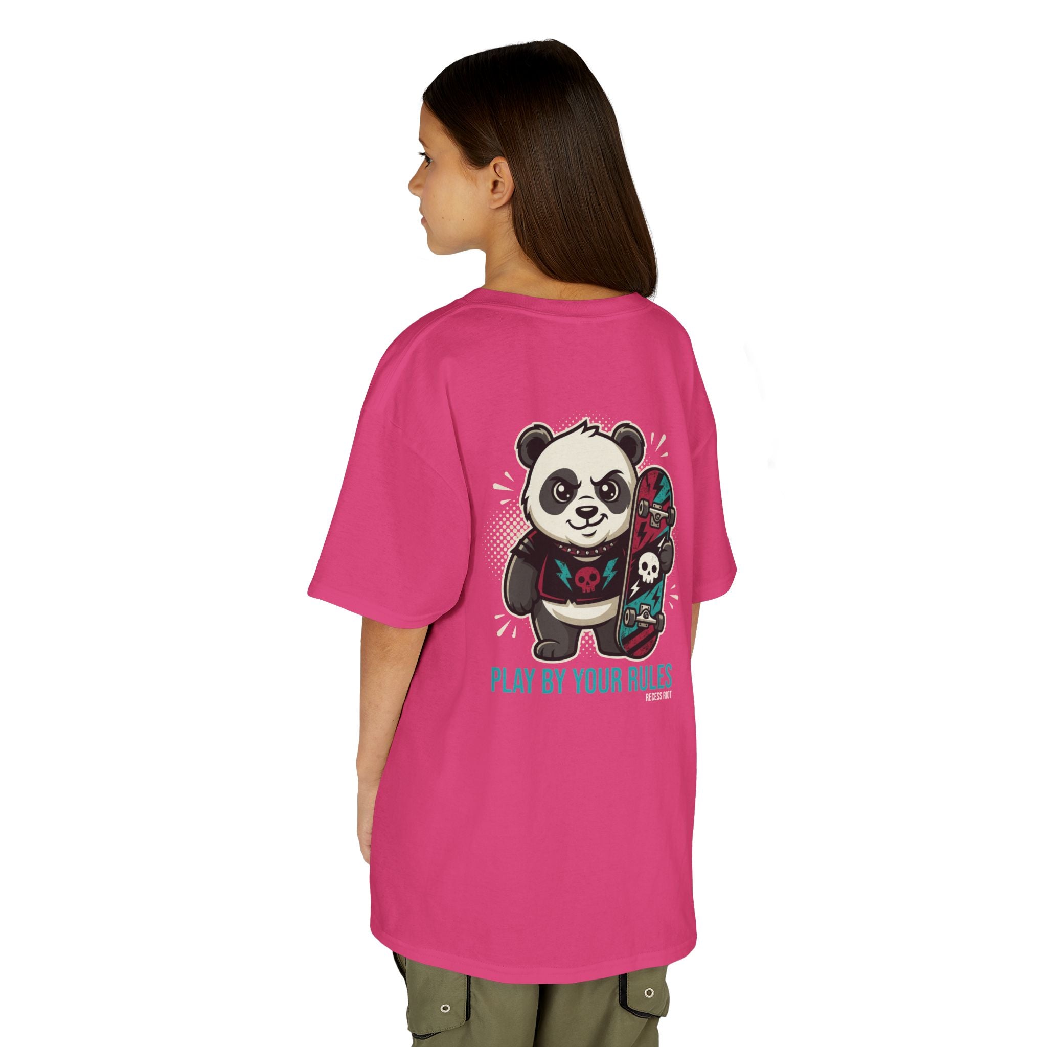 Play By Your Rules Panda Tee | Recess Riot Adult Graphic T-Shirt