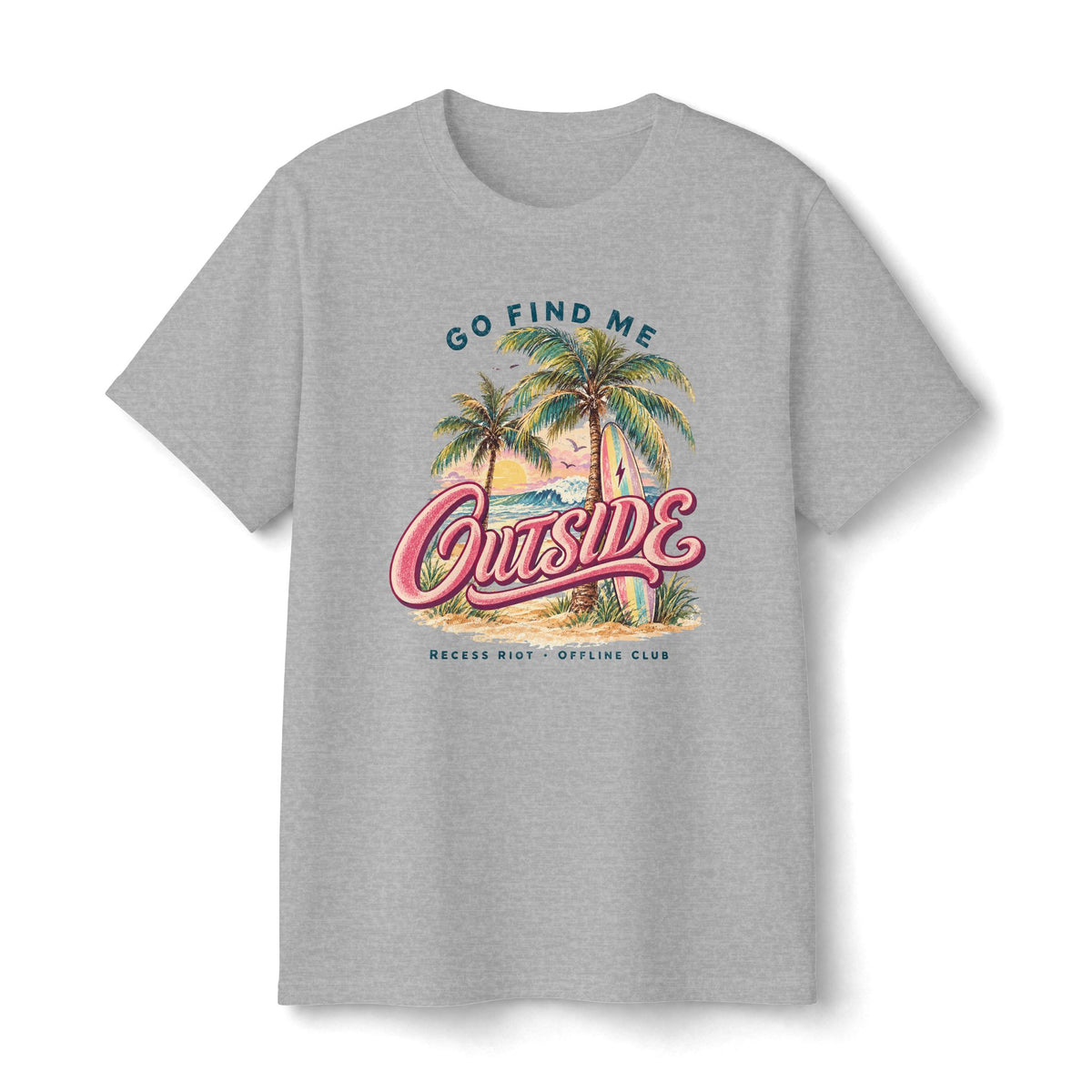 Go Find Me Outside Beach Kids Tee