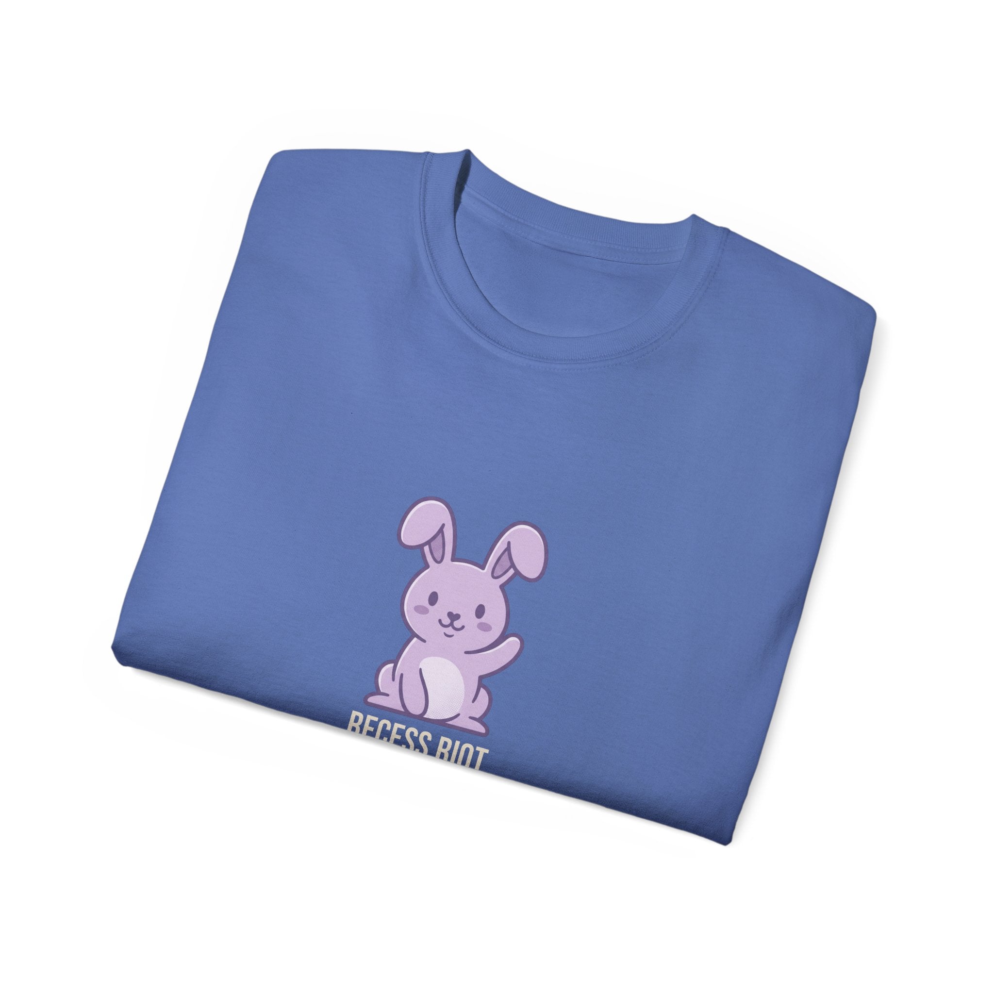 Roll With It Bunny Graphic Tee | Relaxed Oversized Unisex Shirt