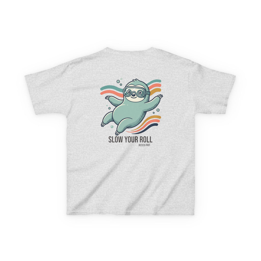 No Rush Club Sloth Tee | Recess Riot Kids Graphic T-Shirt