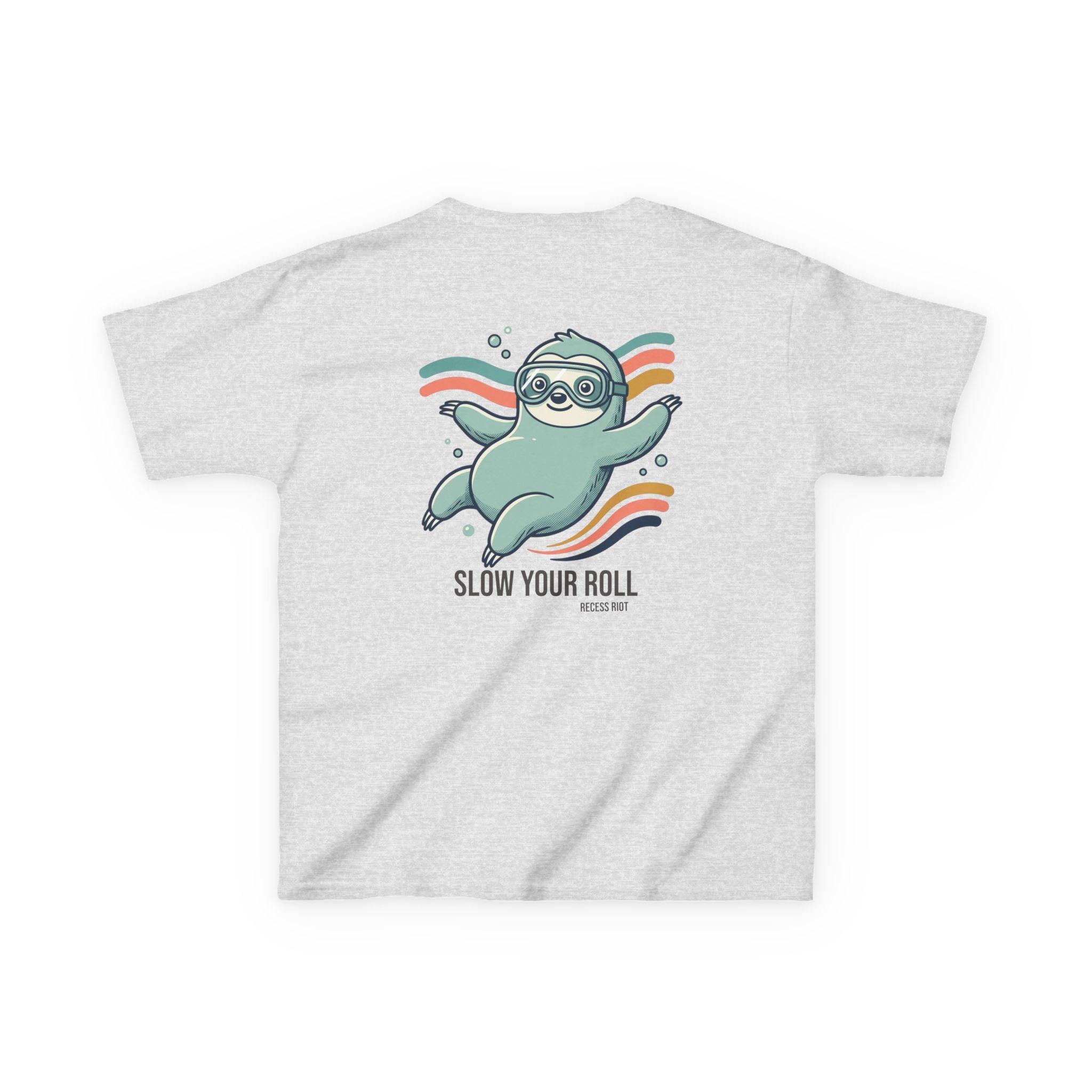 No Rush Club Sloth Tee | Recess Riot Kids Graphic T-Shirt