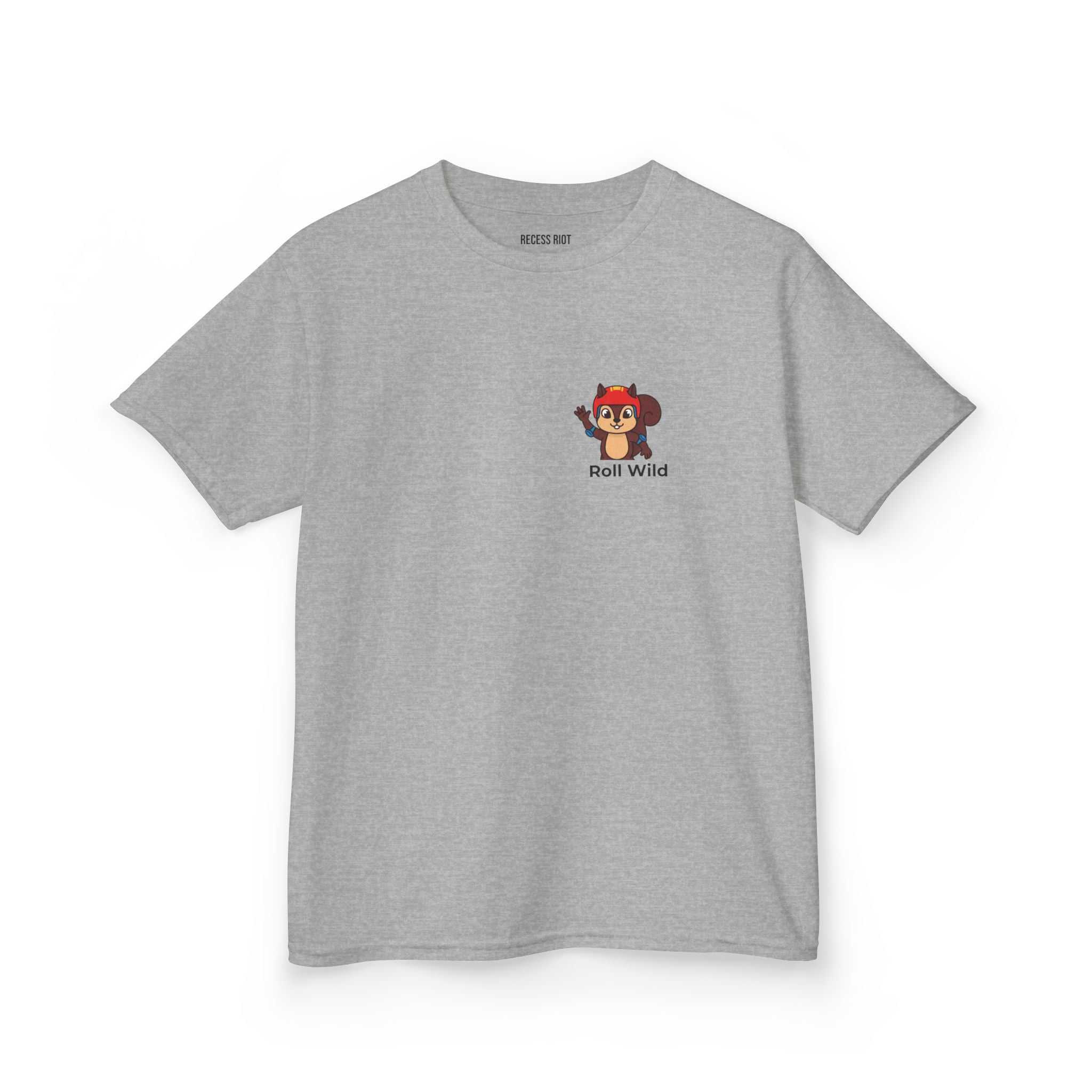 Skate Riot Youth Graphic Tee | Recess Riot Skater Squirrel Shirt