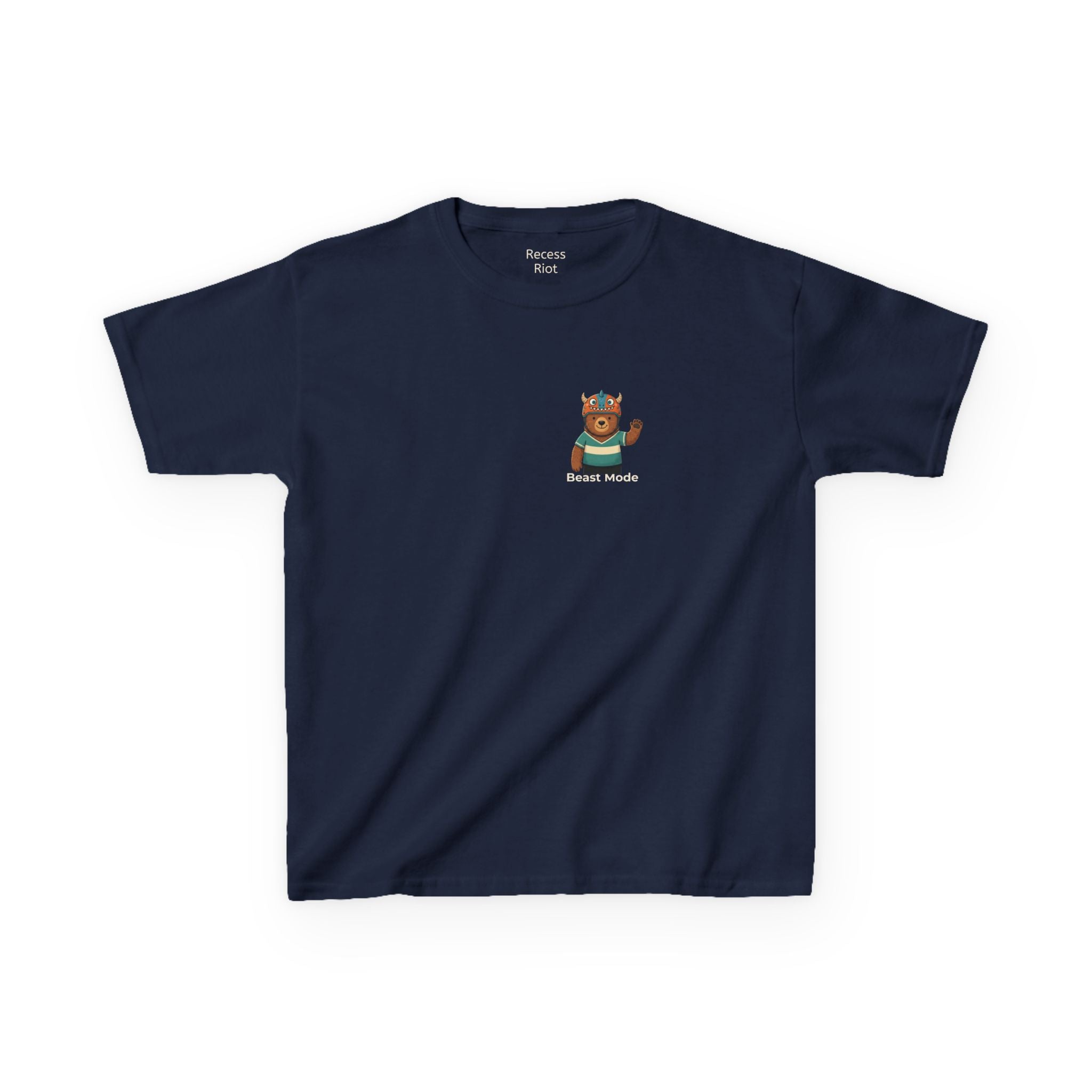 Beast Mode Kids Graphic Tee | Adventure Bear Youth Shirt