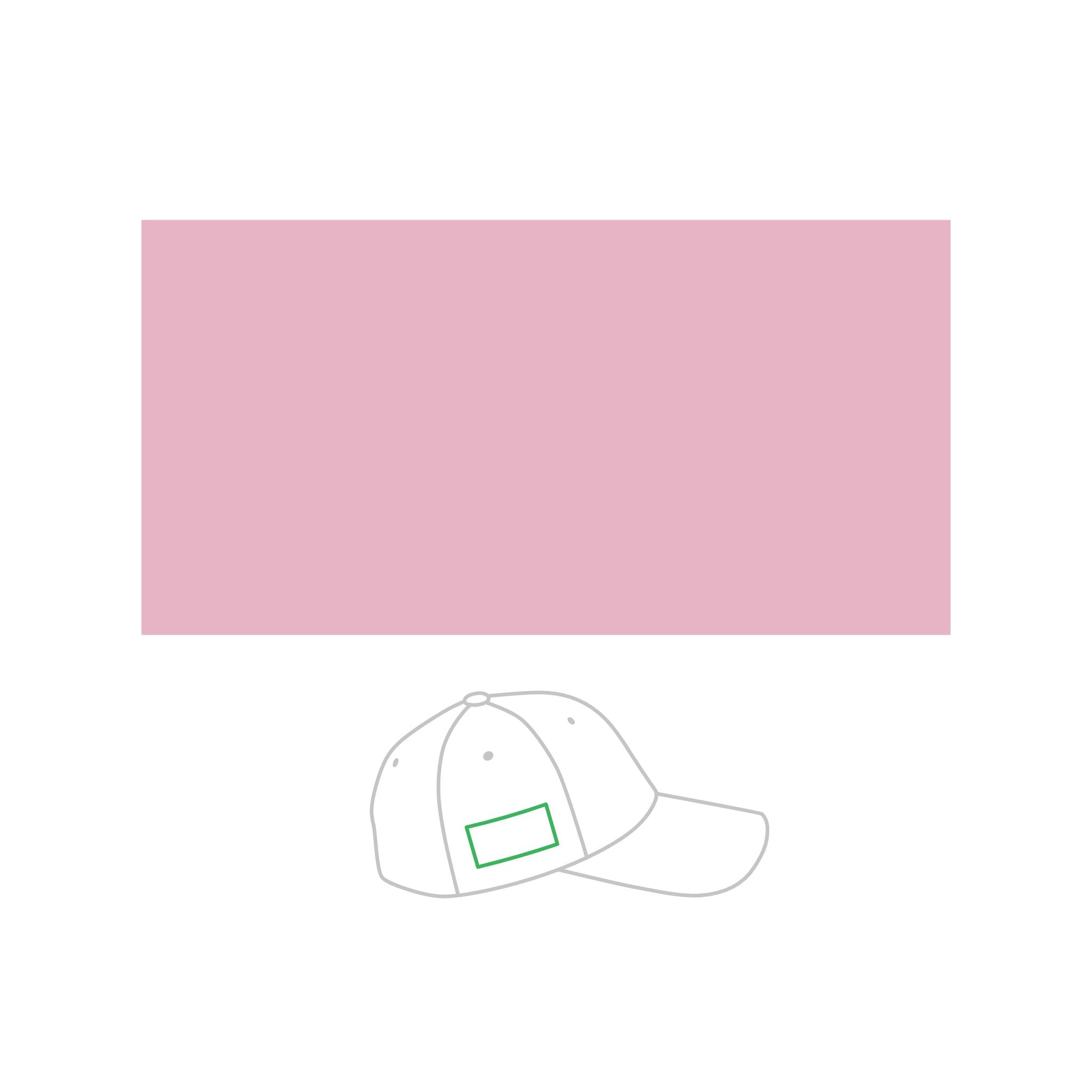 Youth Cap — Pink Embroidered "Recess Riot" Logo with "Move Loud" Back