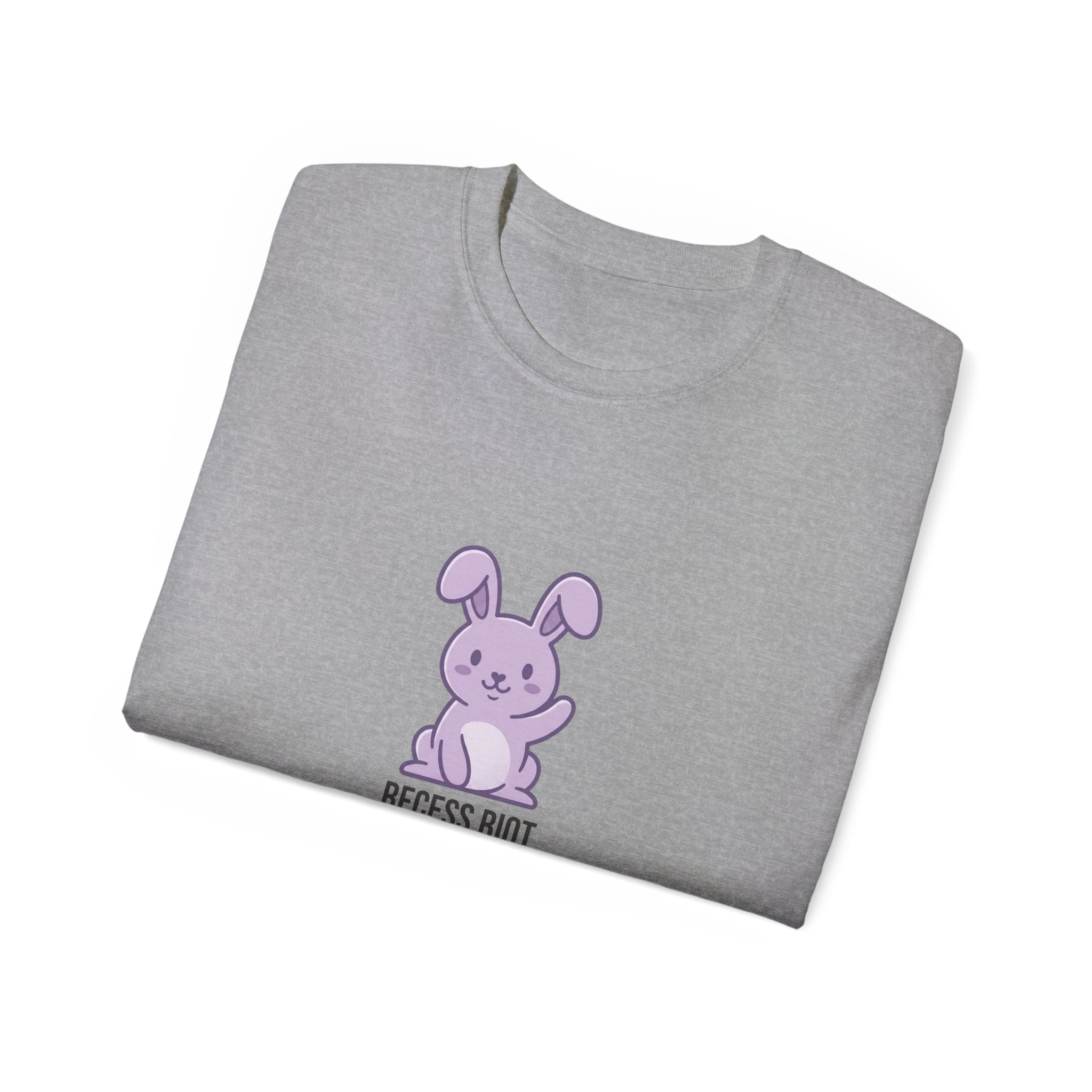 Roll With It Bunny Graphic Tee | Relaxed Oversized Unisex Shirt
