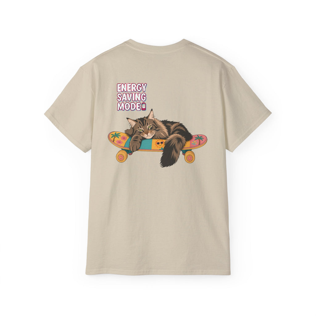 Hello Cat Graphic Tee | Relaxed Fit Tee for Cat Lovers
