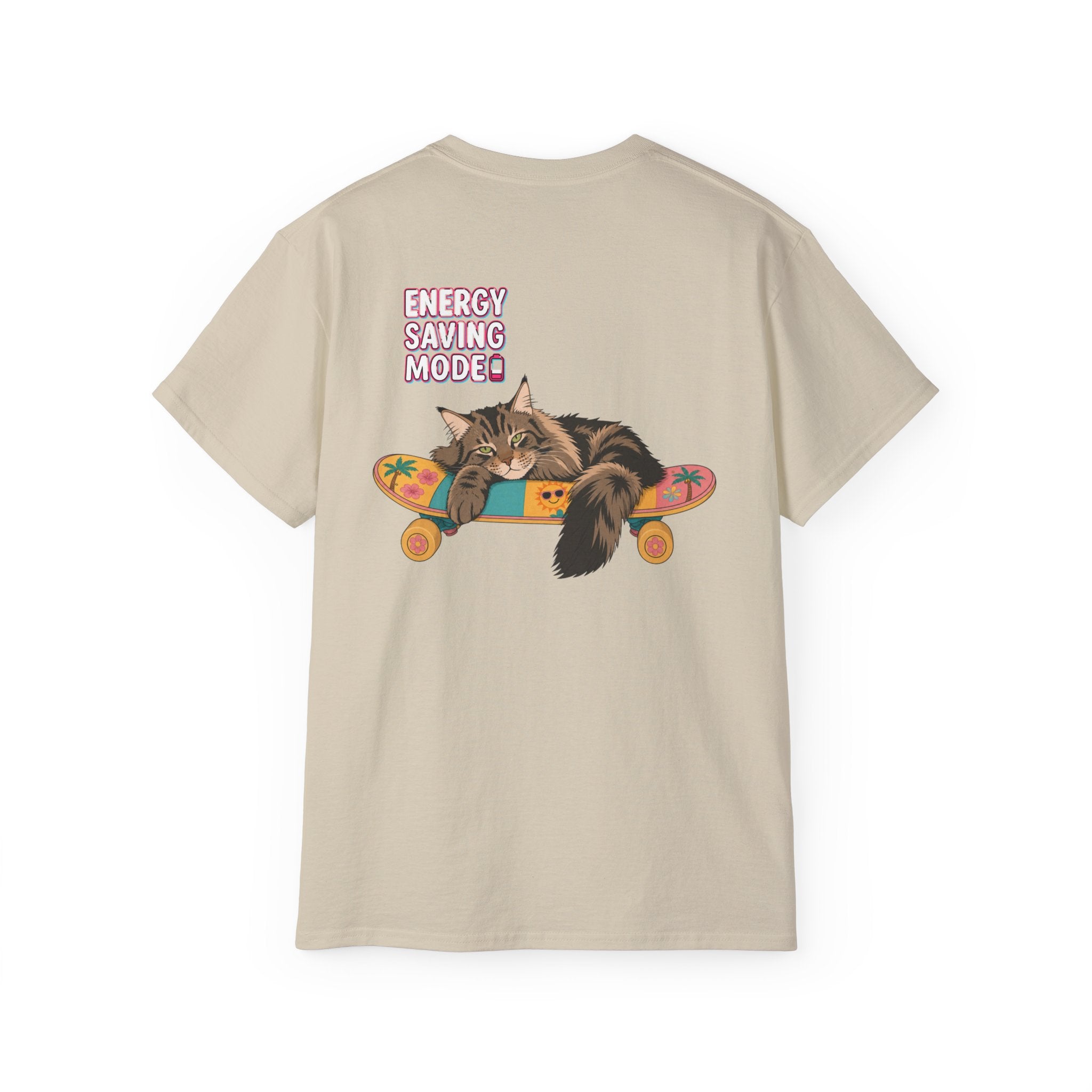 Hello Cat Graphic Tee | Relaxed Fit Tee for Cat Lovers