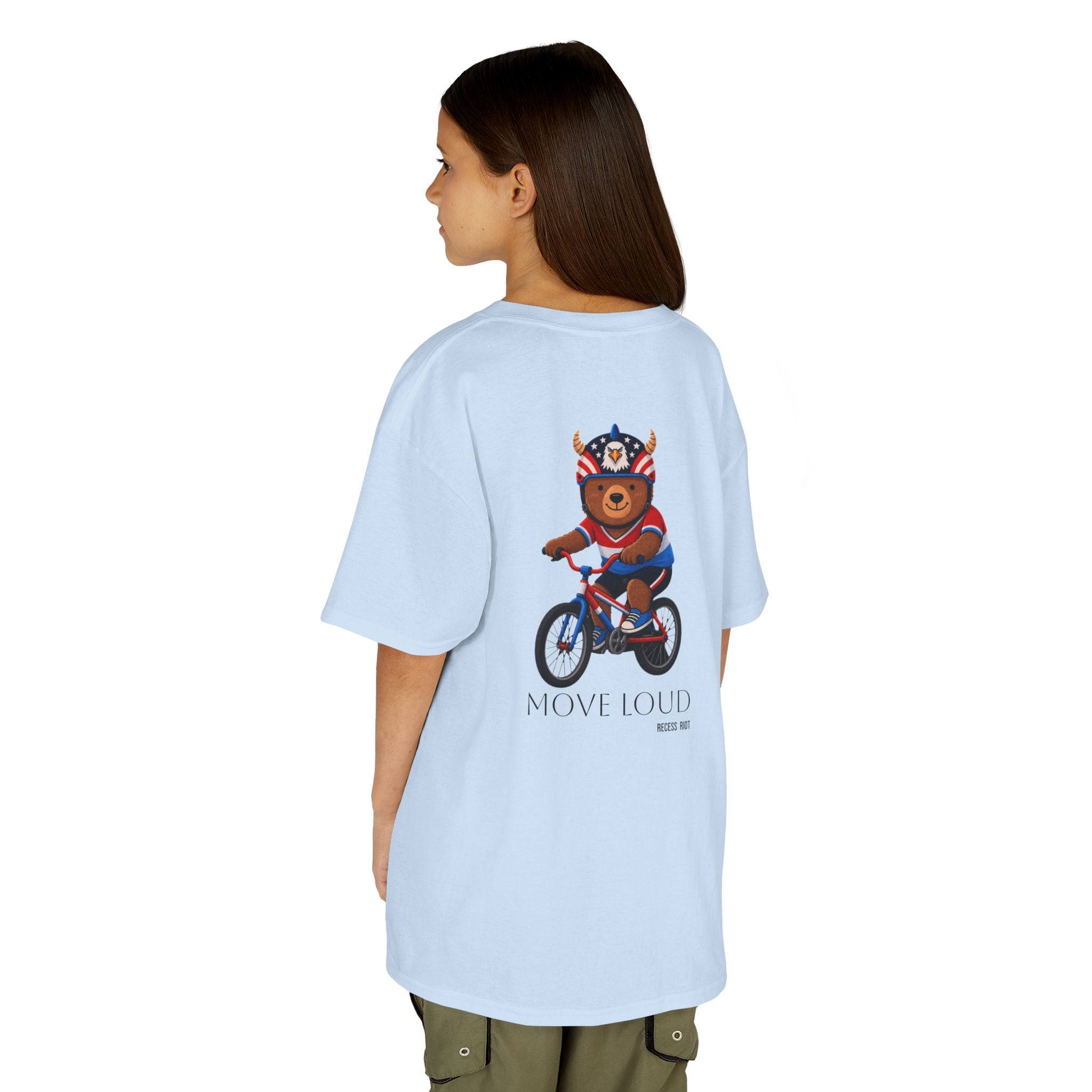 Blaze™ Patriotic Bear Bike Rider Graphic Tee for Kids