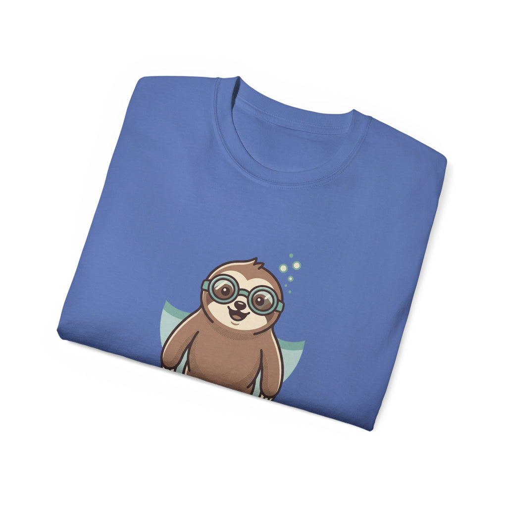 Slow Your Roll Sloth Graphic Tee | Relaxed Oversized Unisex Shirt
