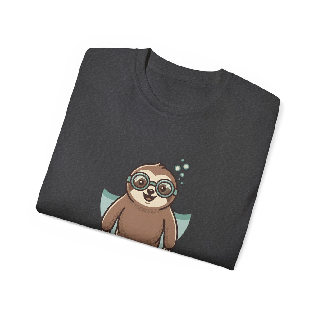 Slow Your Roll Sloth Graphic Tee | Relaxed Oversized Unisex Shirt