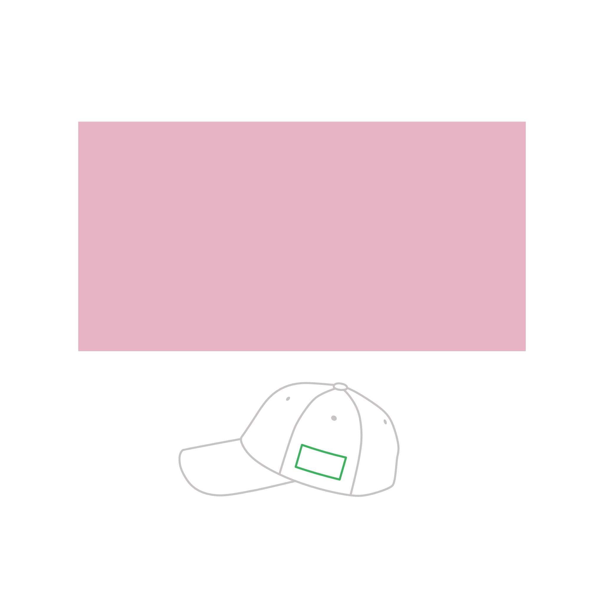 Youth Cap — Pink Embroidered "Recess Riot" Logo with "Move Loud" Back