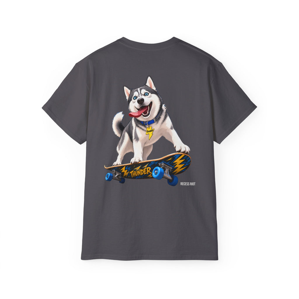 Thunder the Husky kids tee