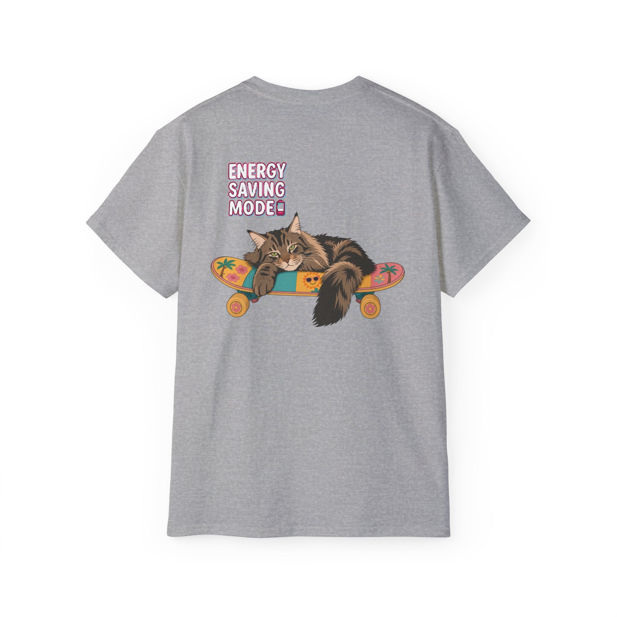 Hello Cat Graphic Tee | Relaxed Fit Tee for Cat Lovers