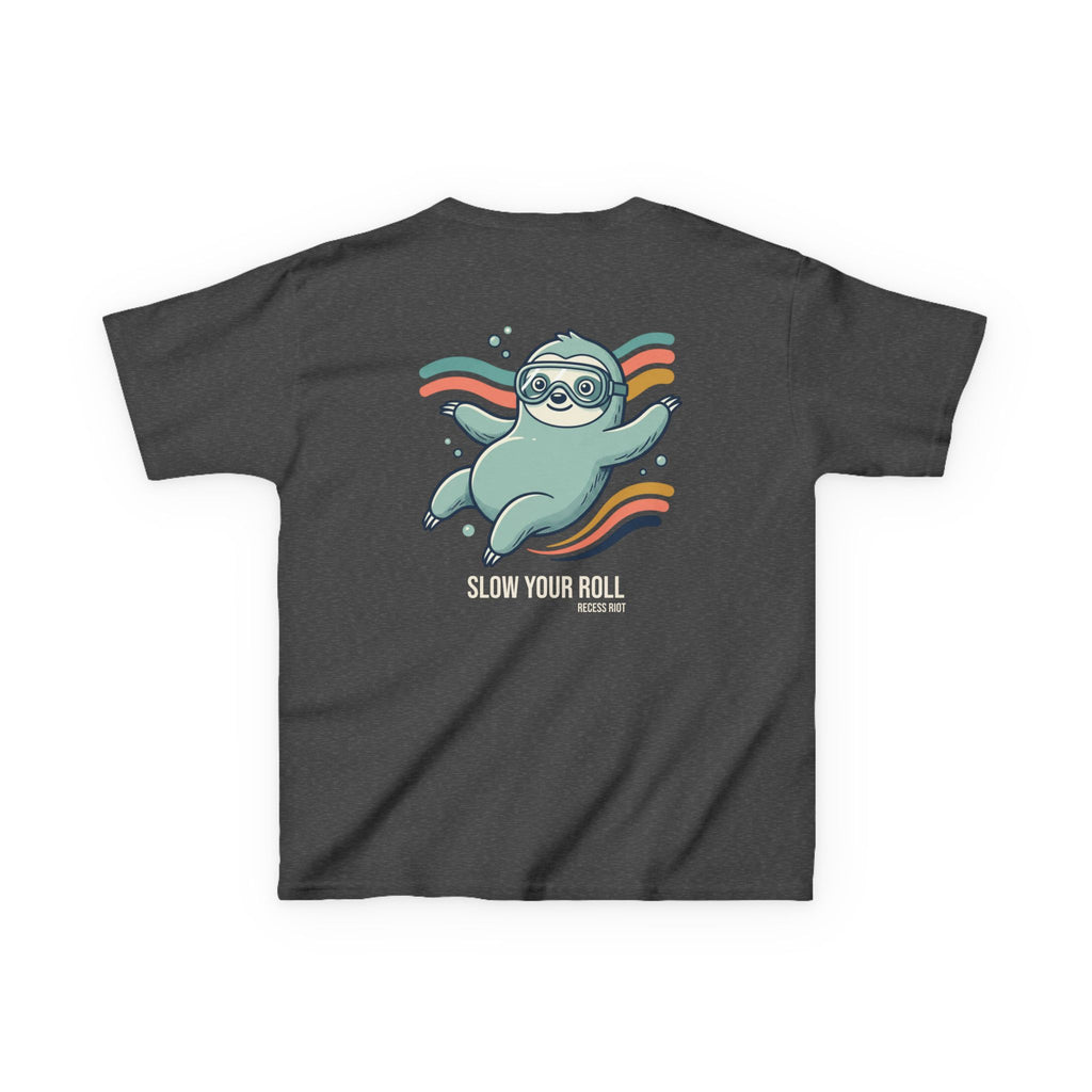 No Rush Club Sloth Tee | Recess Riot Kids Graphic T-Shirt