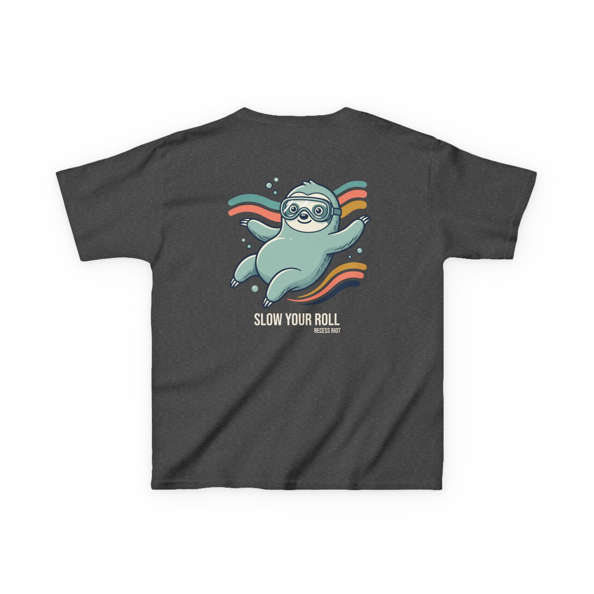 No Rush Club Sloth Tee | Recess Riot Kids Graphic T-Shirt