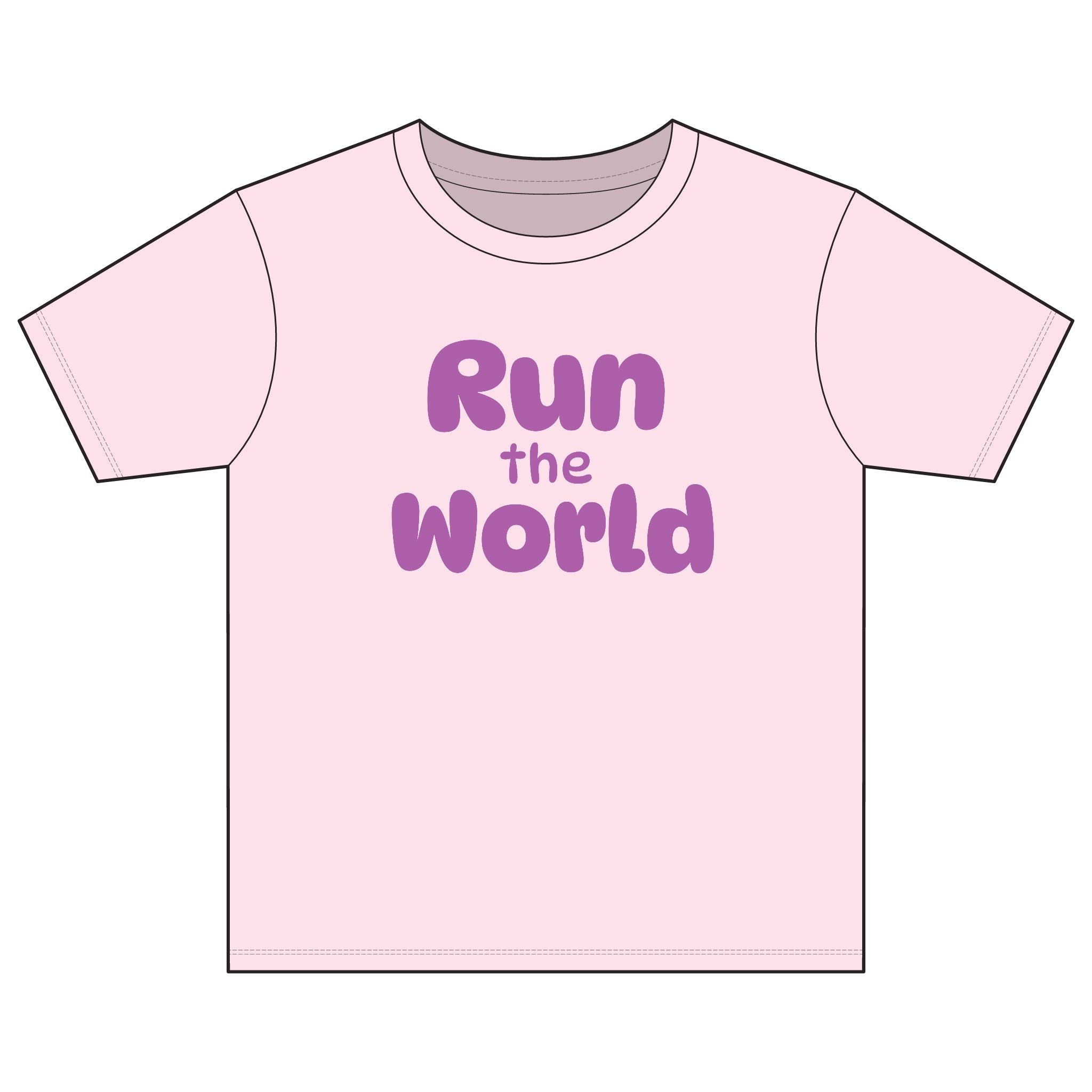 Run the World Youth Tee (Run / Correr / 跑 / Chạy / Courir)