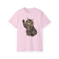 Hello Cat Graphic Tee | Relaxed Fit Tee for Cat Lovers