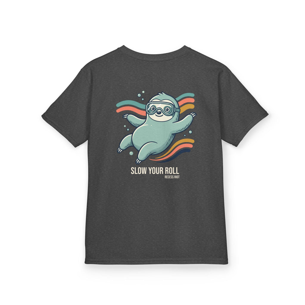 No Rush Club Sloth Tee | Recess Riot Kids Graphic T-Shirt
