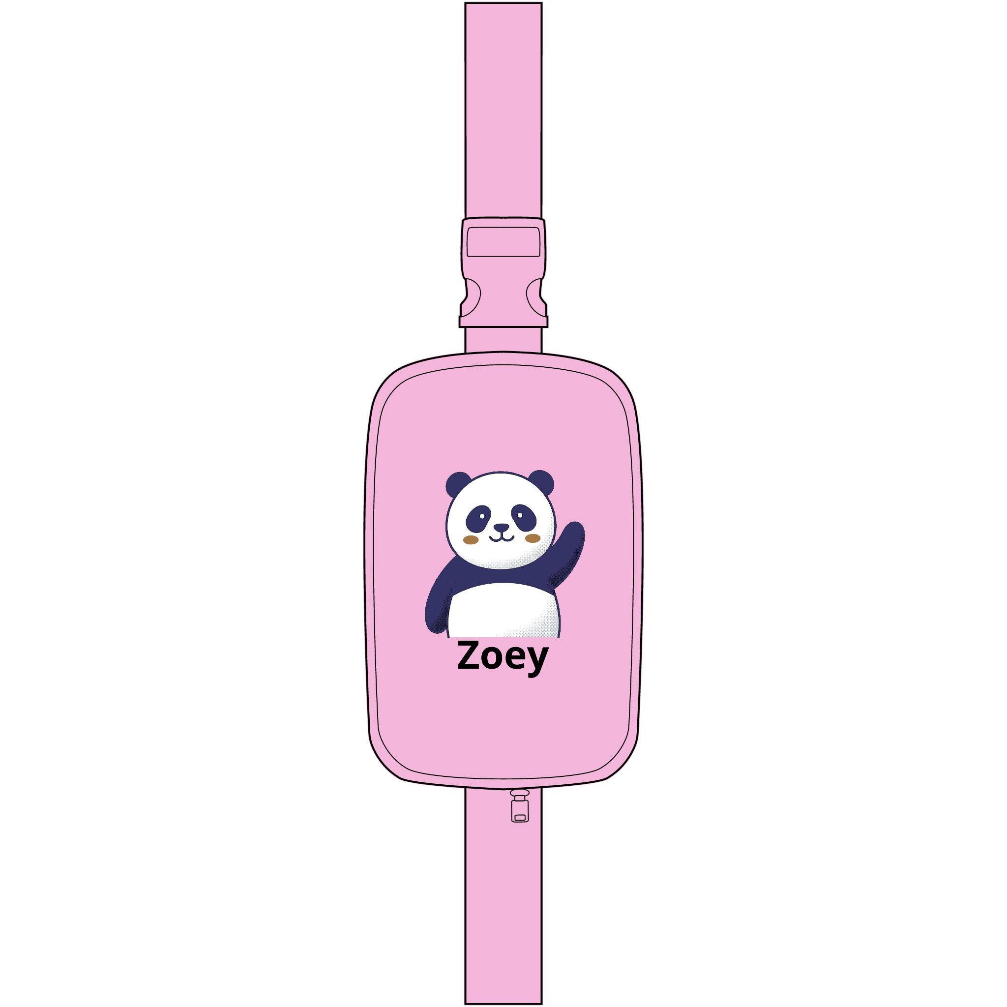 Panda Energy Sling Bag  Cute Tween Crossbody Bag Personalized