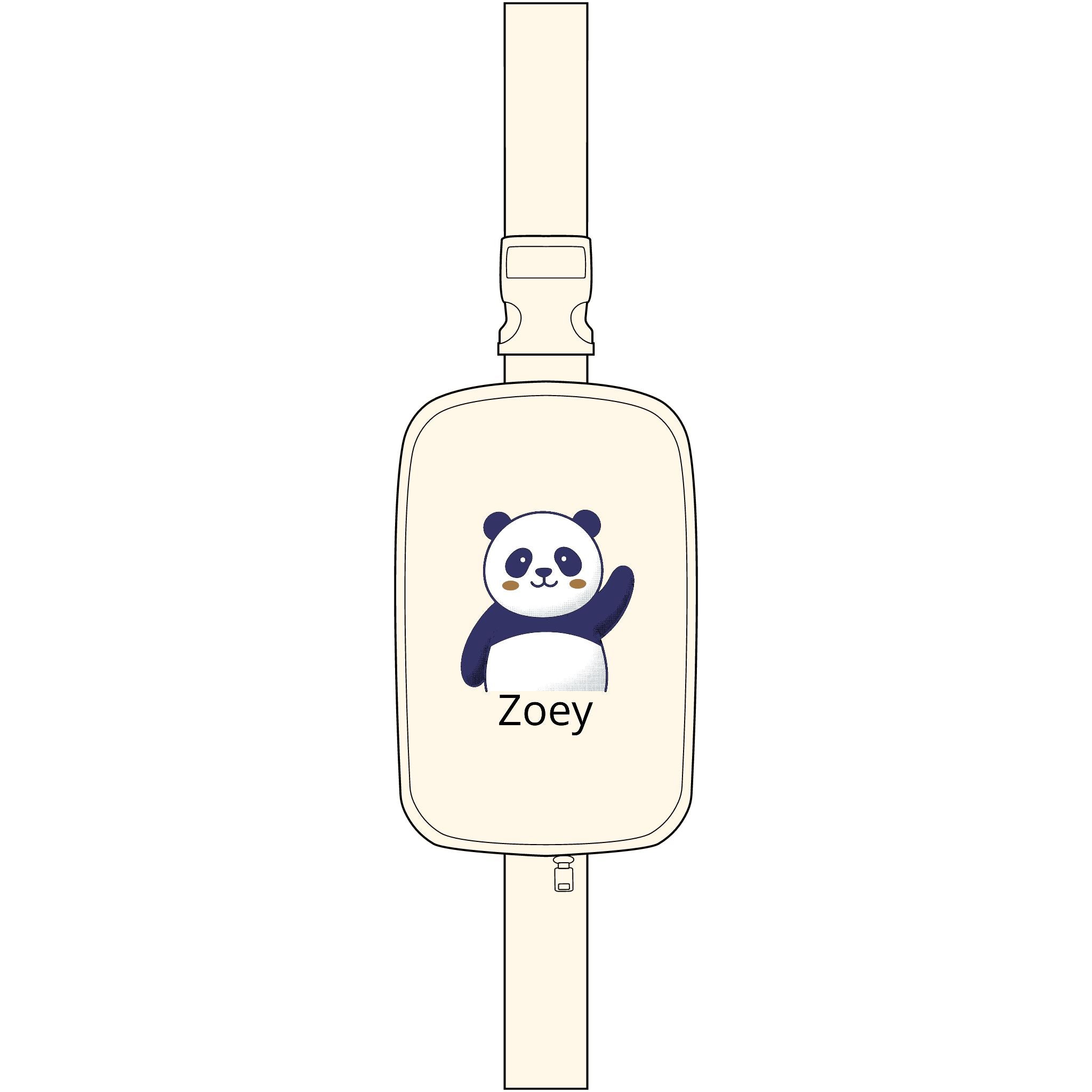 Panda Energy Sling Bag  Cute Tween Crossbody Bag Personalized