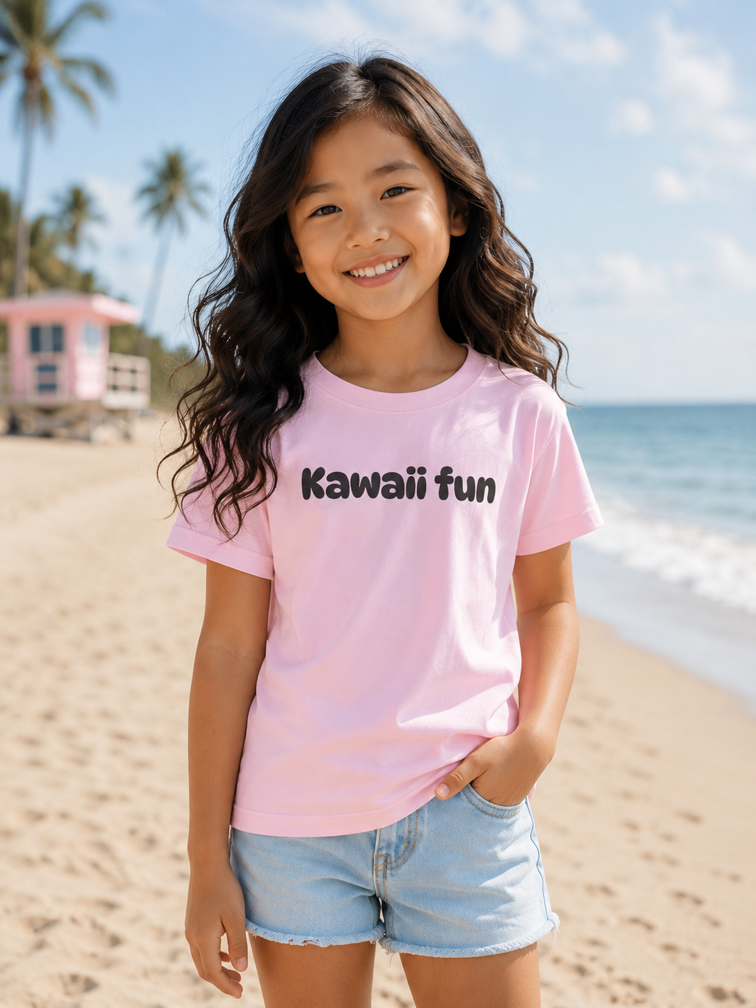 Kawaii Boba Buddies Youth Tee — Cute Animal Bubble Tea Shirt