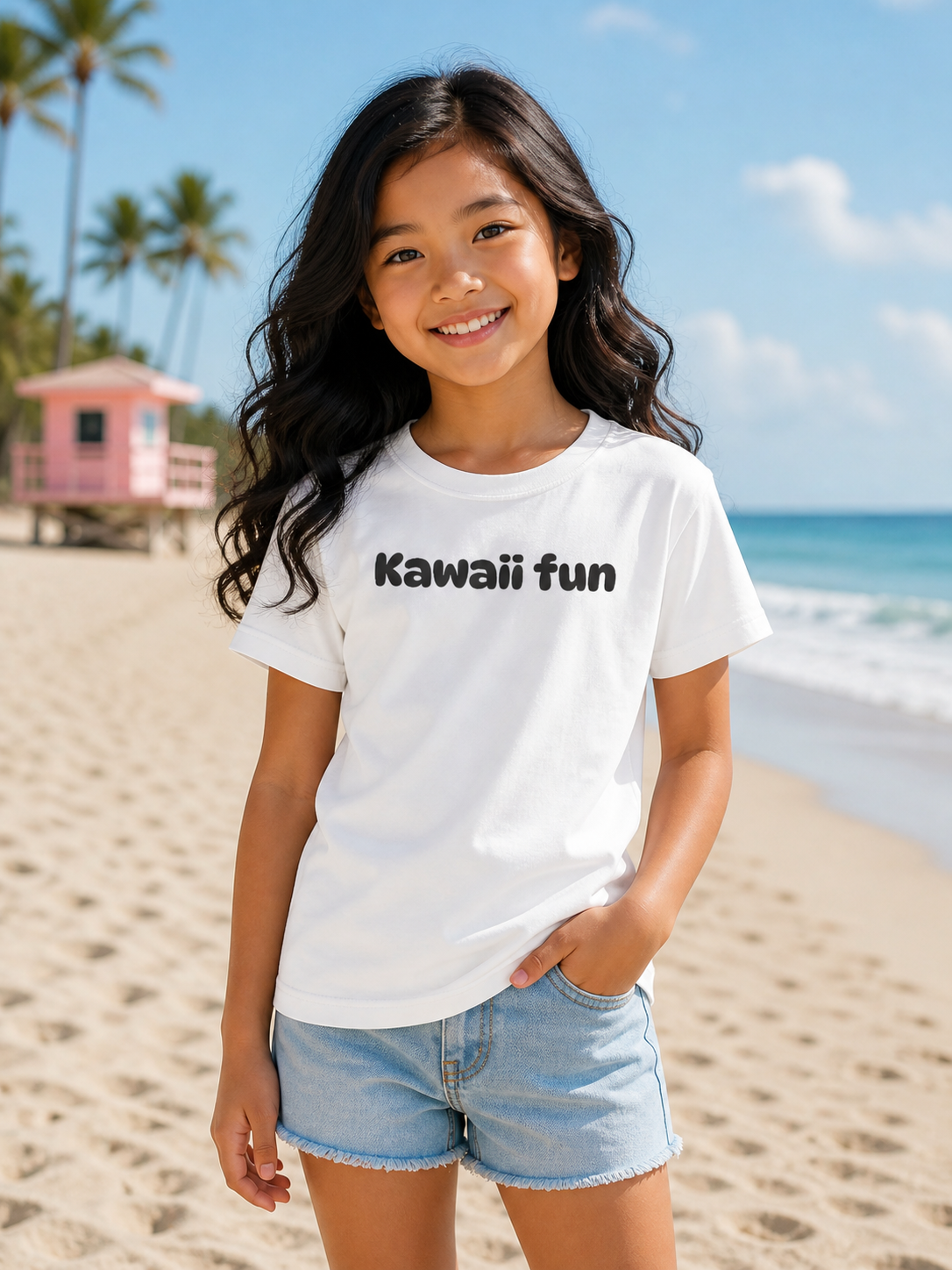 Kawaii Boba Buddies Youth Tee — Cute Animal Bubble Tea Shirt