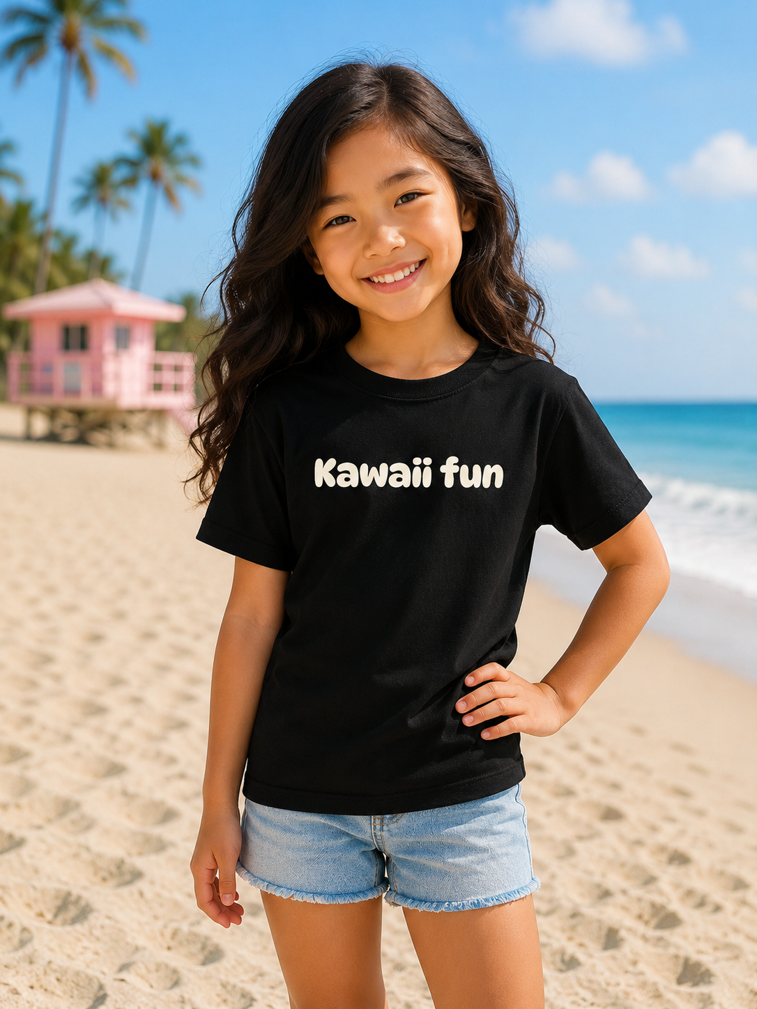 Kawaii Boba Buddies Youth Tee — Cute Animal Bubble Tea Shirt