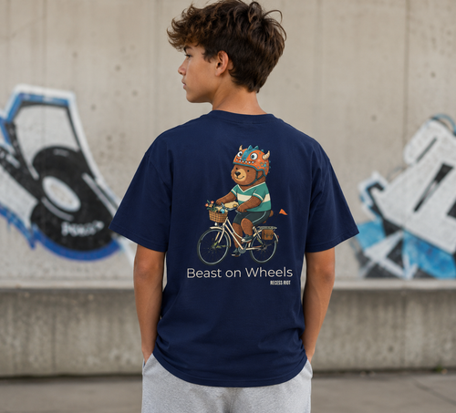 Beast Mode Kids Graphic Tee | Adventure Bear Youth Shirt