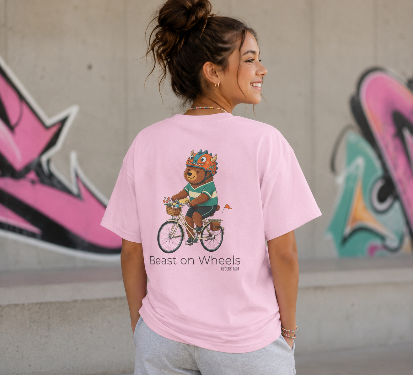 Beast Mode Kids Graphic Tee | Adventure Bear Youth Shirt