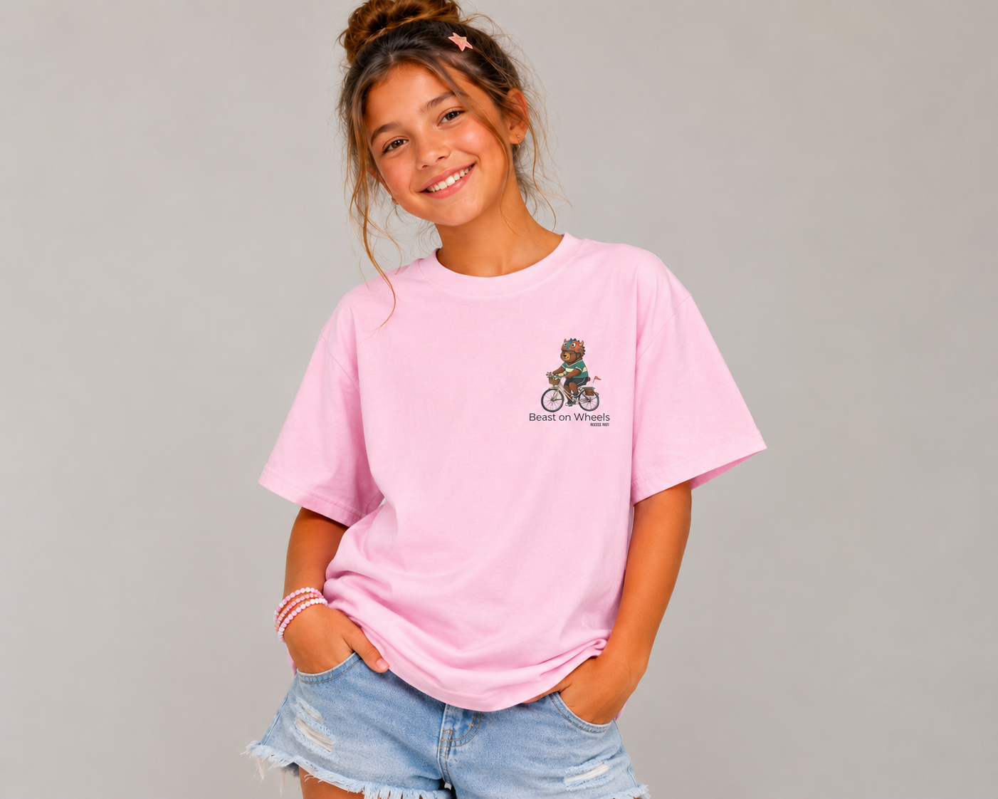 Beast Mode Kids Graphic Tee | Adventure Bear Youth Shirt