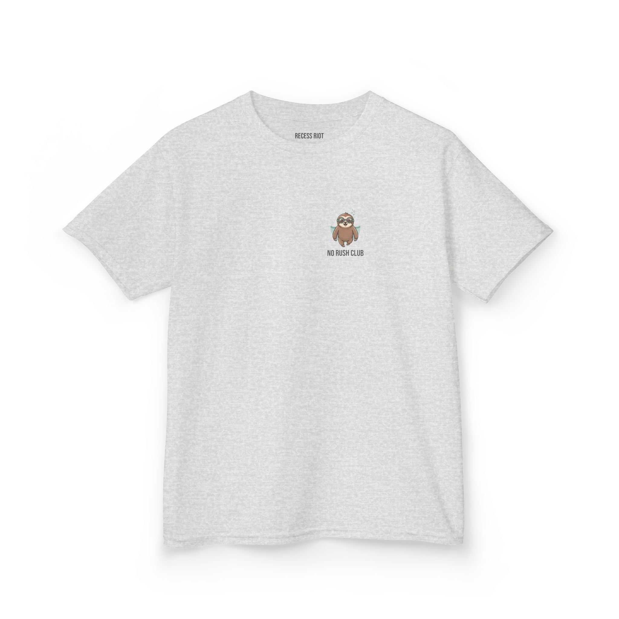 No Rush Club Sloth Tee | Recess Riot Kids Graphic T-Shirt
