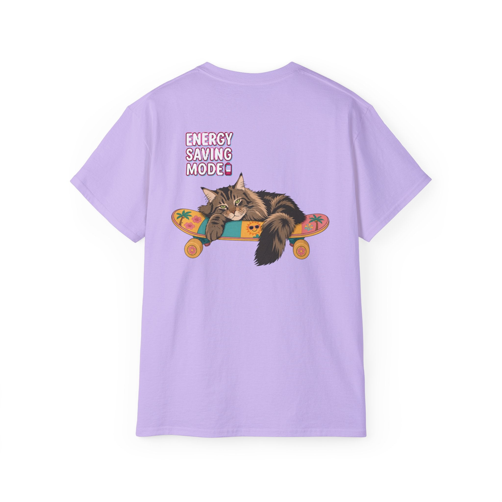 Hello Cat Graphic Tee | Relaxed Fit Tee for Cat Lovers