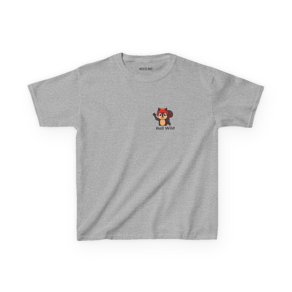 Skate Riot Youth Graphic Tee | Recess Riot Skater Squirrel Shirt