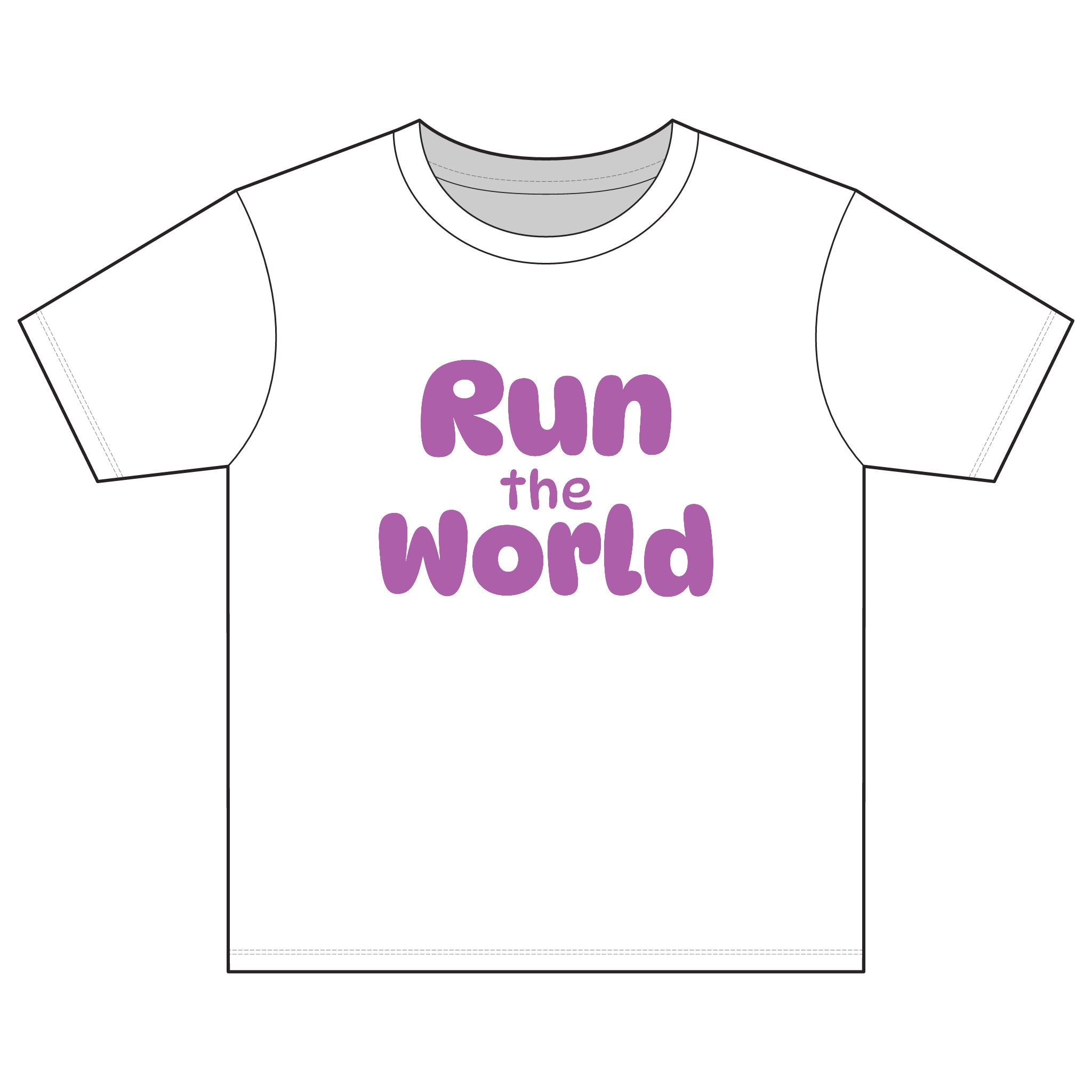 Run the World Youth Tee (Run / Correr / 跑 / Chạy / Courir)