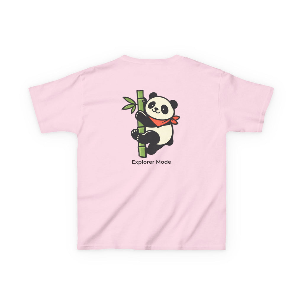 Explorer Mode Panda Kids Graphic T-Shirt | Cute Soft Cotton Play Mode Tee