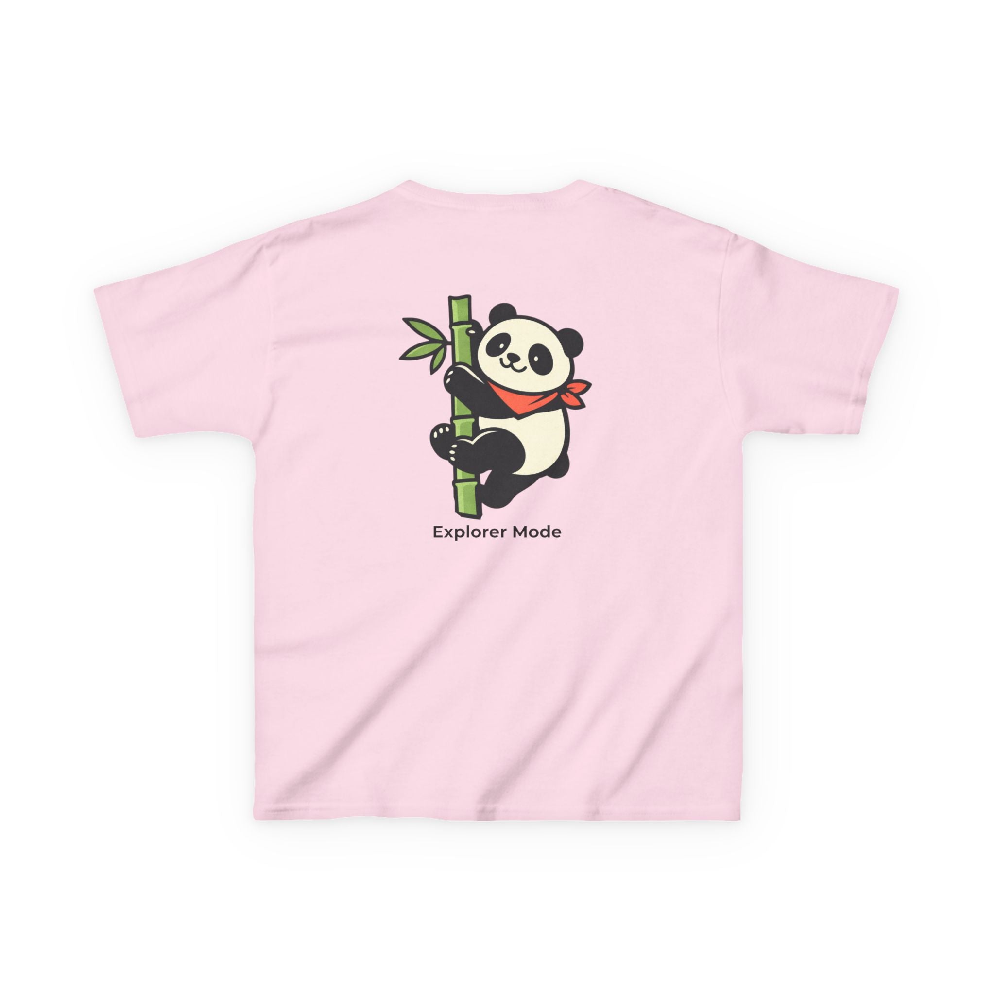 Explorer Mode Panda Kids Graphic T-Shirt | Cute Soft Cotton Play Mode Tee