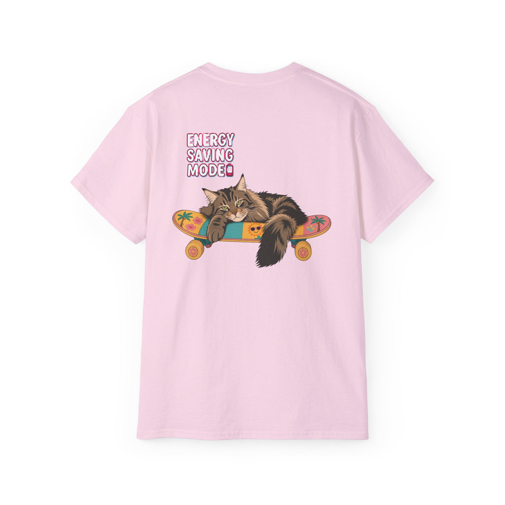 Hello Cat Graphic Tee | Relaxed Fit Tee for Cat Lovers