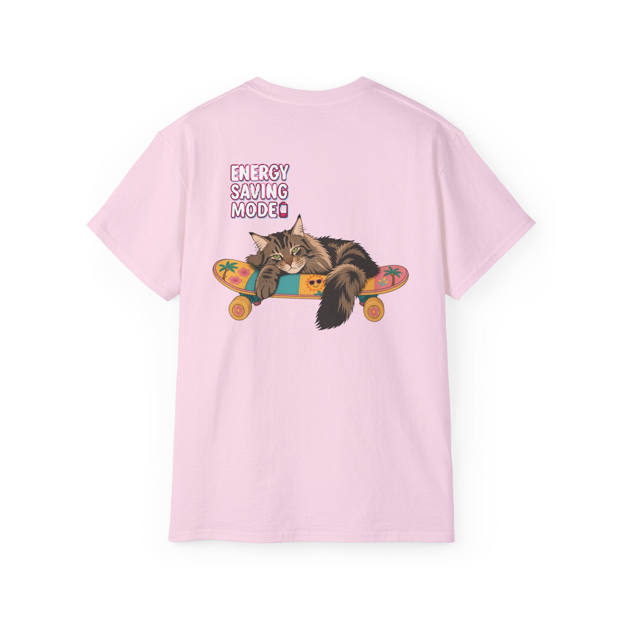 Hello Cat Graphic Tee | Relaxed Fit Tee for Cat Lovers