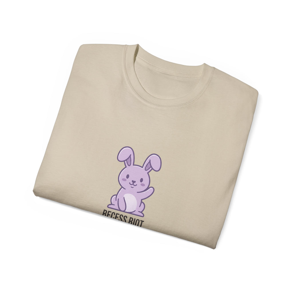 Roll With It Bunny Graphic Tee | Relaxed Oversized Unisex Shirt