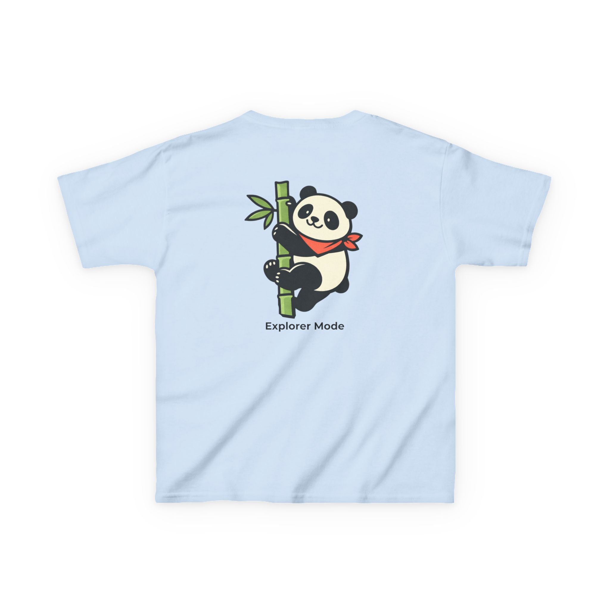 Explorer Mode Panda Kids Graphic T-Shirt | Cute Soft Cotton Play Mode Tee