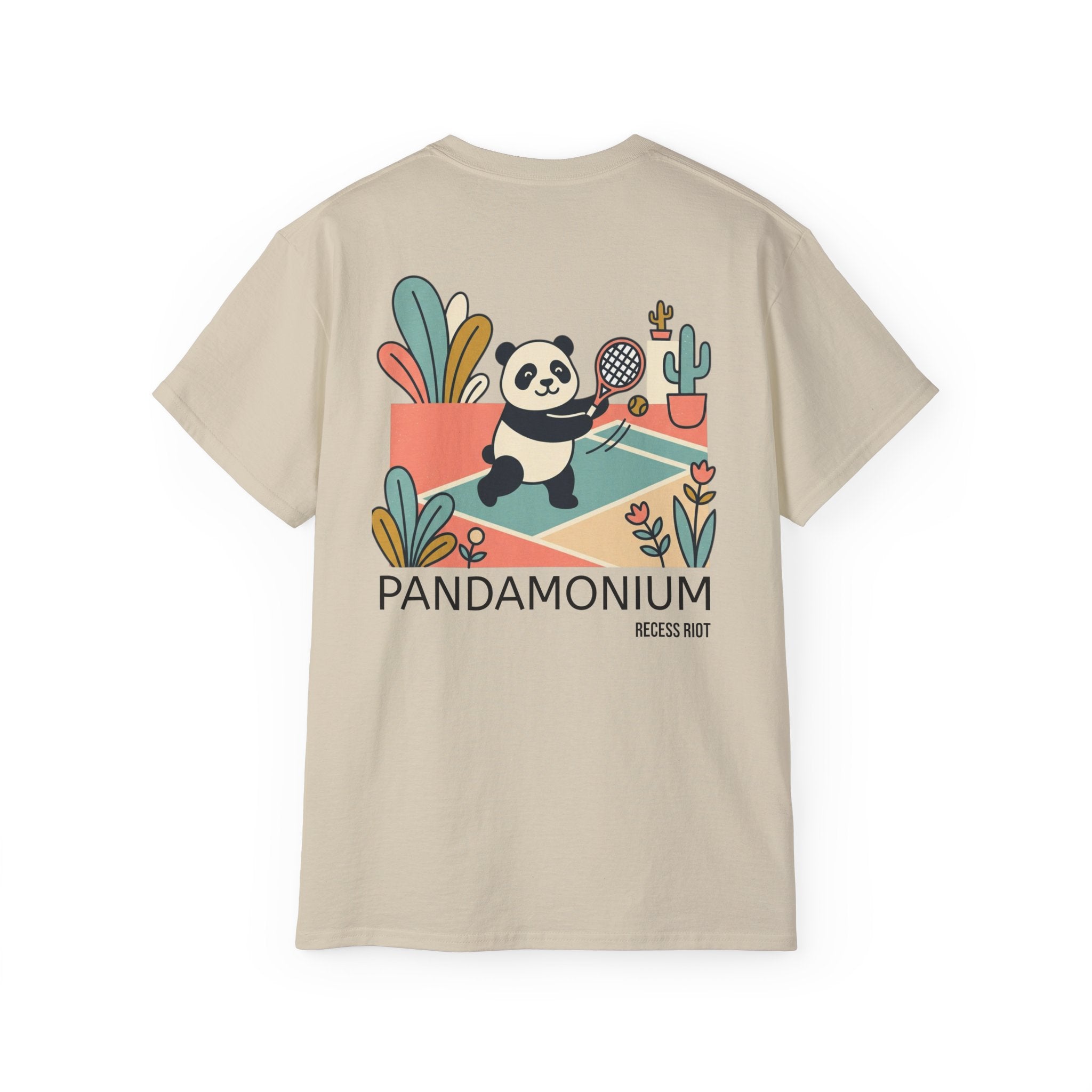 Pandamonium Graphic Tee | Cute Panda Oversized Shirt