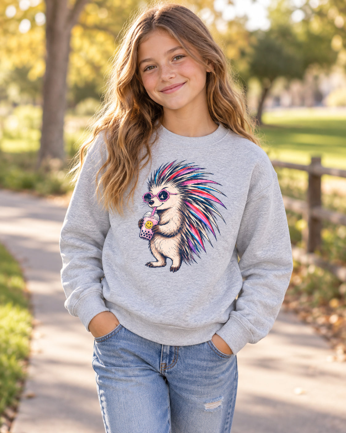 Boba Break Porcupine Sweatshirt – Recess Riot