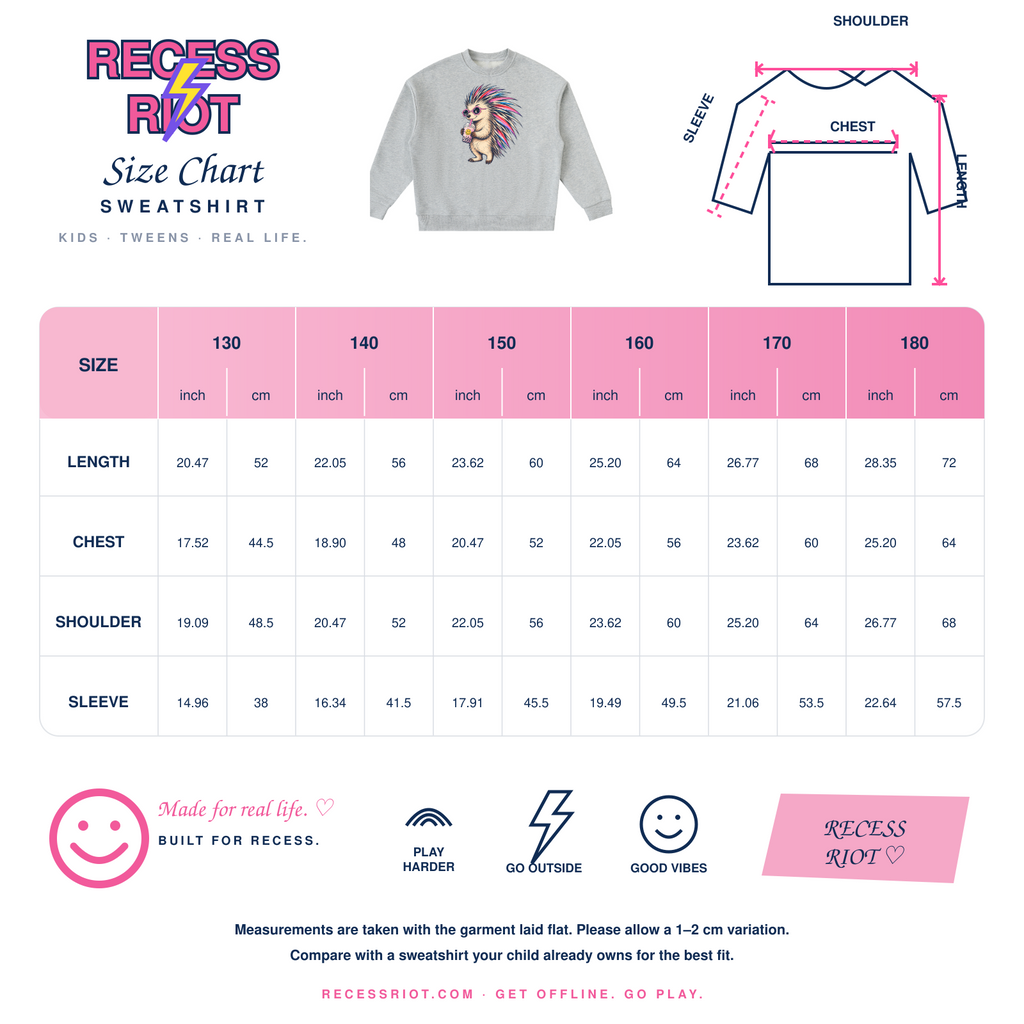 Boba Break Porcupine Sweatshirt – Recess Riot